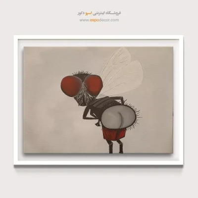 تابلو حیوانات بامزه - اسپو دکور