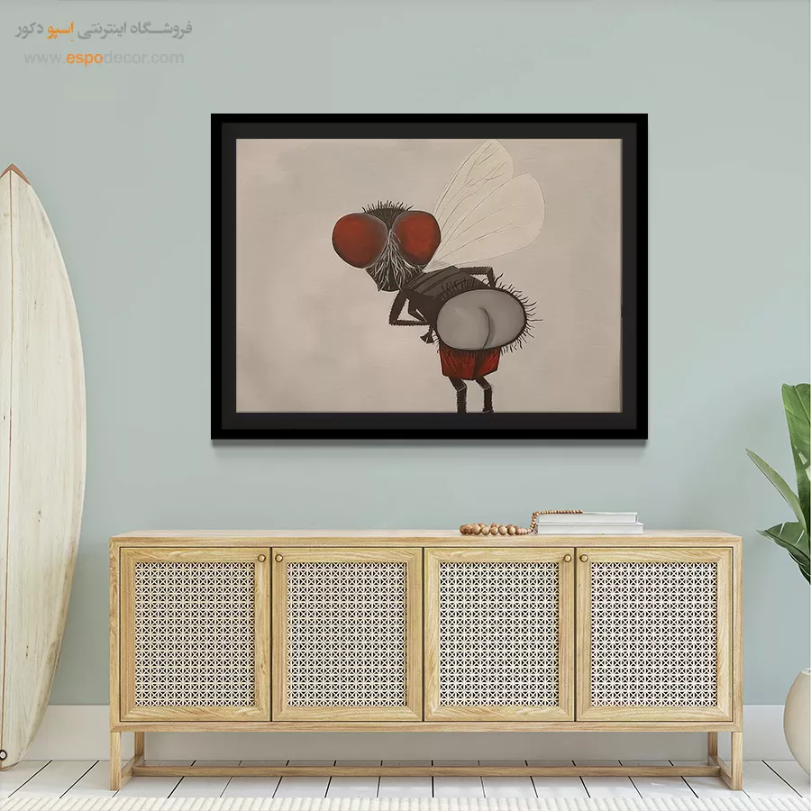 تابلو حیوانات بامزه - اسپو دکور