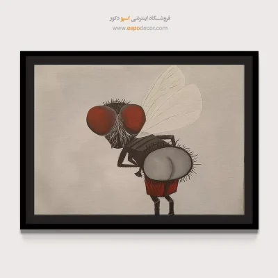 تابلو حیوانات بامزه - اسپو دکور