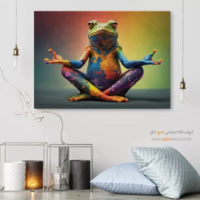 تابلو حیوانات بامزه - اسپو دکور