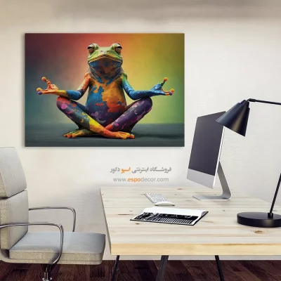 تابلو حیوانات بامزه - اسپو دکور