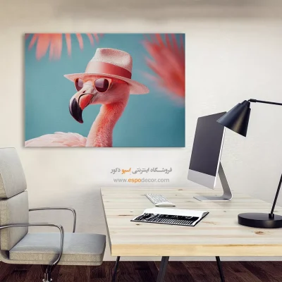 تابلو حیوانات بامزه - اسپو دکور