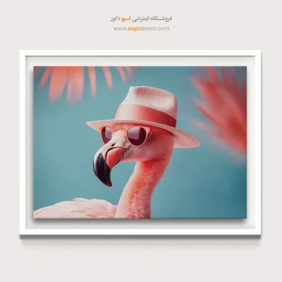 تابلو حیوانات بامزه - اسپو دکور