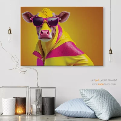 تابلو حیوانات بامزه - اسپو دکور