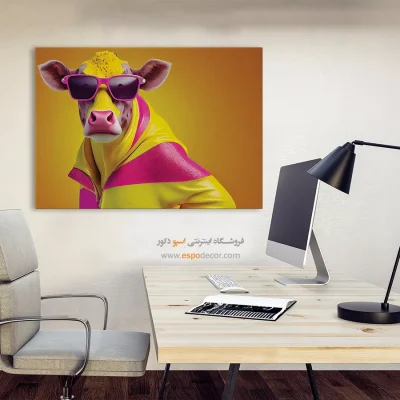 تابلو حیوانات بامزه - اسپو دکور