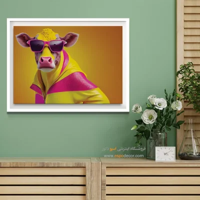 تابلو حیوانات بامزه - اسپو دکور