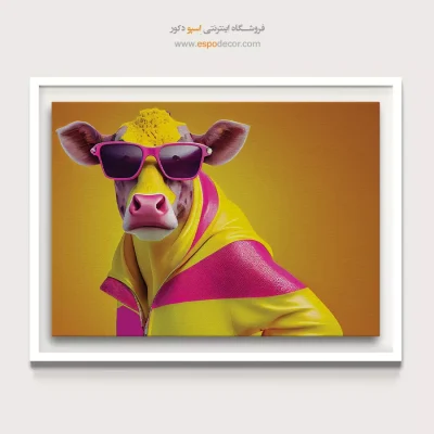 تابلو حیوانات بامزه - اسپو دکور