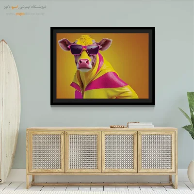 تابلو حیوانات بامزه - اسپو دکور