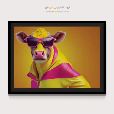 تابلو حیوانات بامزه - اسپو دکور