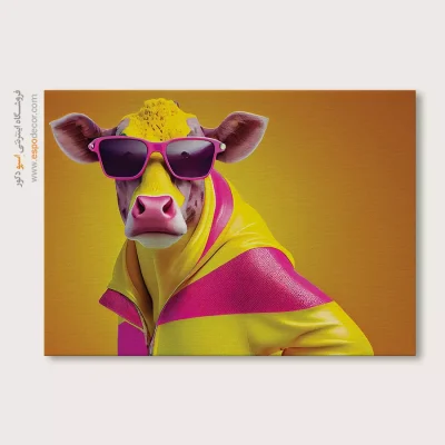 تابلو حیوانات بامزه - اسپو دکور