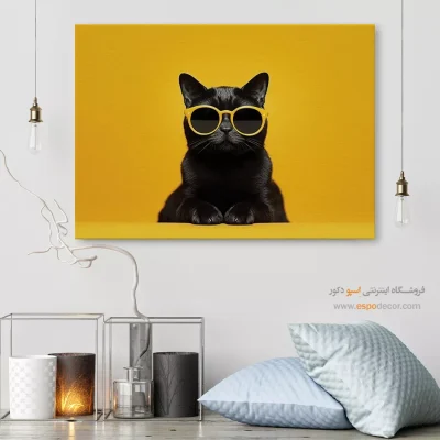 تابلو حیوانات بامزه - اسپو دکور