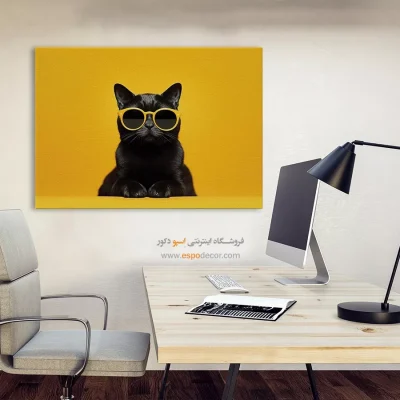 تابلو حیوانات بامزه - اسپو دکور