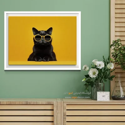 تابلو حیوانات بامزه - اسپو دکور