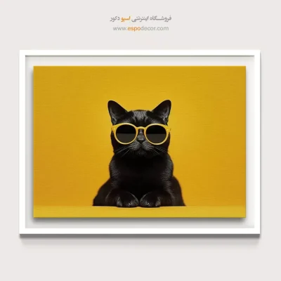 تابلو حیوانات بامزه - اسپو دکور