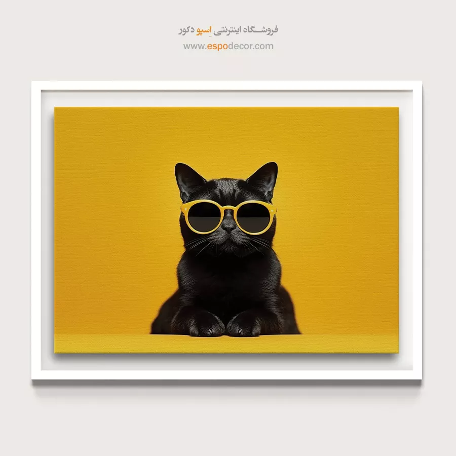 تابلو حیوانات بامزه - اسپو دکور