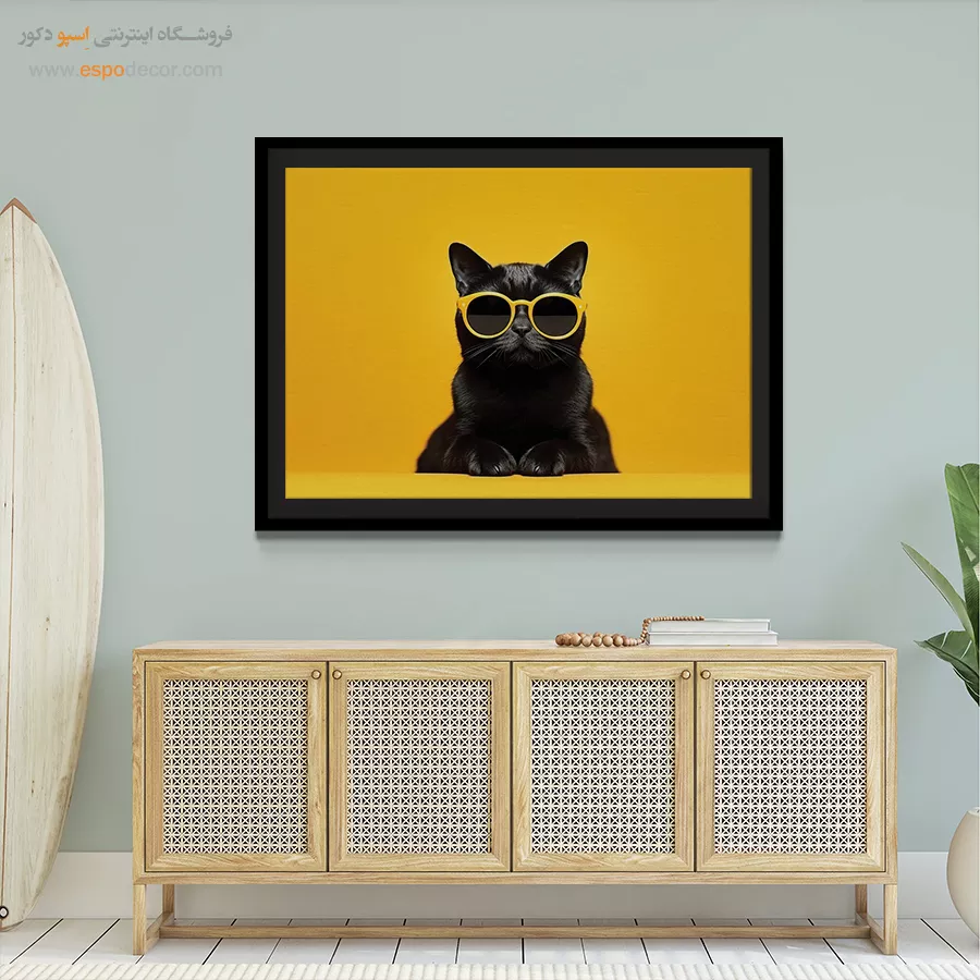 تابلو حیوانات بامزه - اسپو دکور