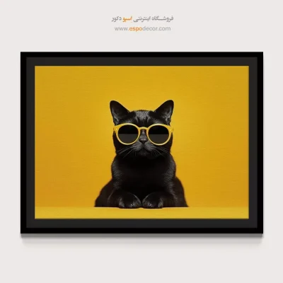 تابلو حیوانات بامزه - اسپو دکور