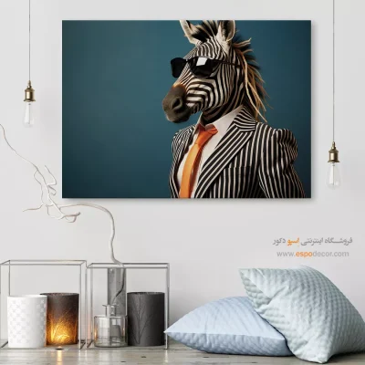 تابلو حیوانات بامزه - اسپو دکور