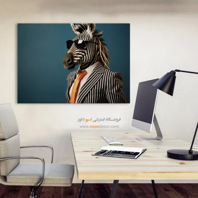 تابلو حیوانات بامزه - اسپو دکور