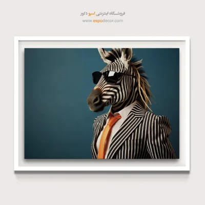 تابلو حیوانات بامزه - اسپو دکور