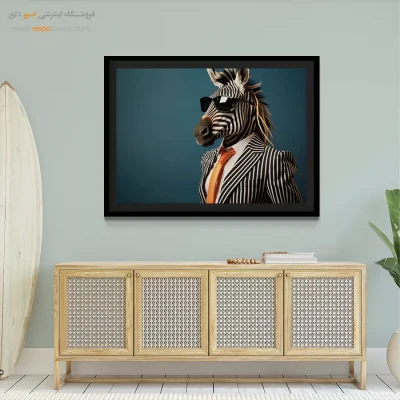 تابلو حیوانات بامزه - اسپو دکور