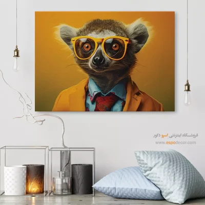تابلو حیوانات بامزه - اسپو دکور