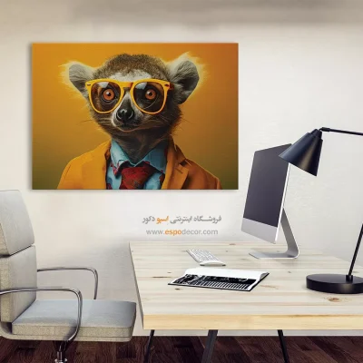 تابلو حیوانات بامزه - اسپو دکور