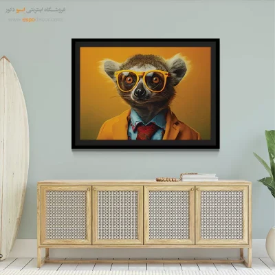 تابلو حیوانات بامزه - اسپو دکور