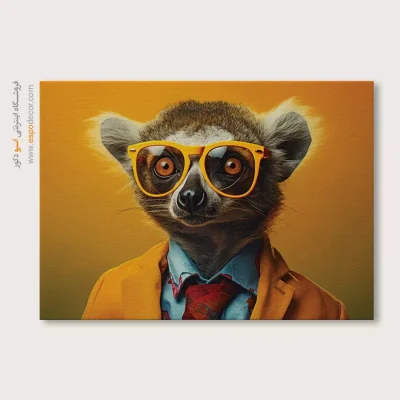 تابلو حیوانات بامزه - اسپو دکور