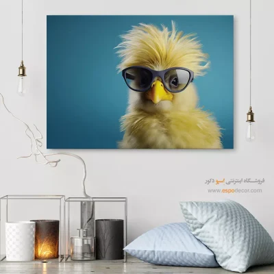تابلو حیوانات بامزه - اسپو دکور