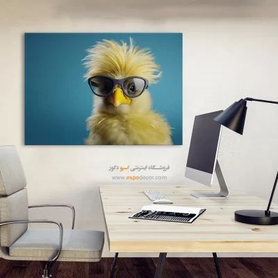 تابلو حیوانات بامزه - اسپو دکور