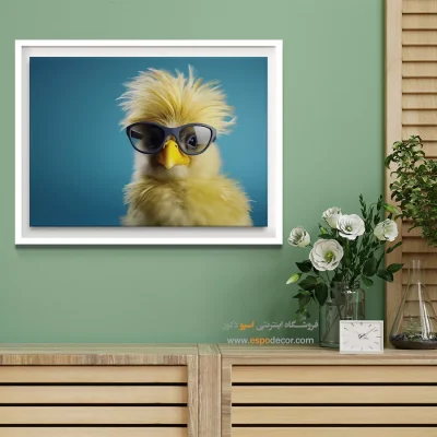 تابلو حیوانات بامزه - اسپو دکور
