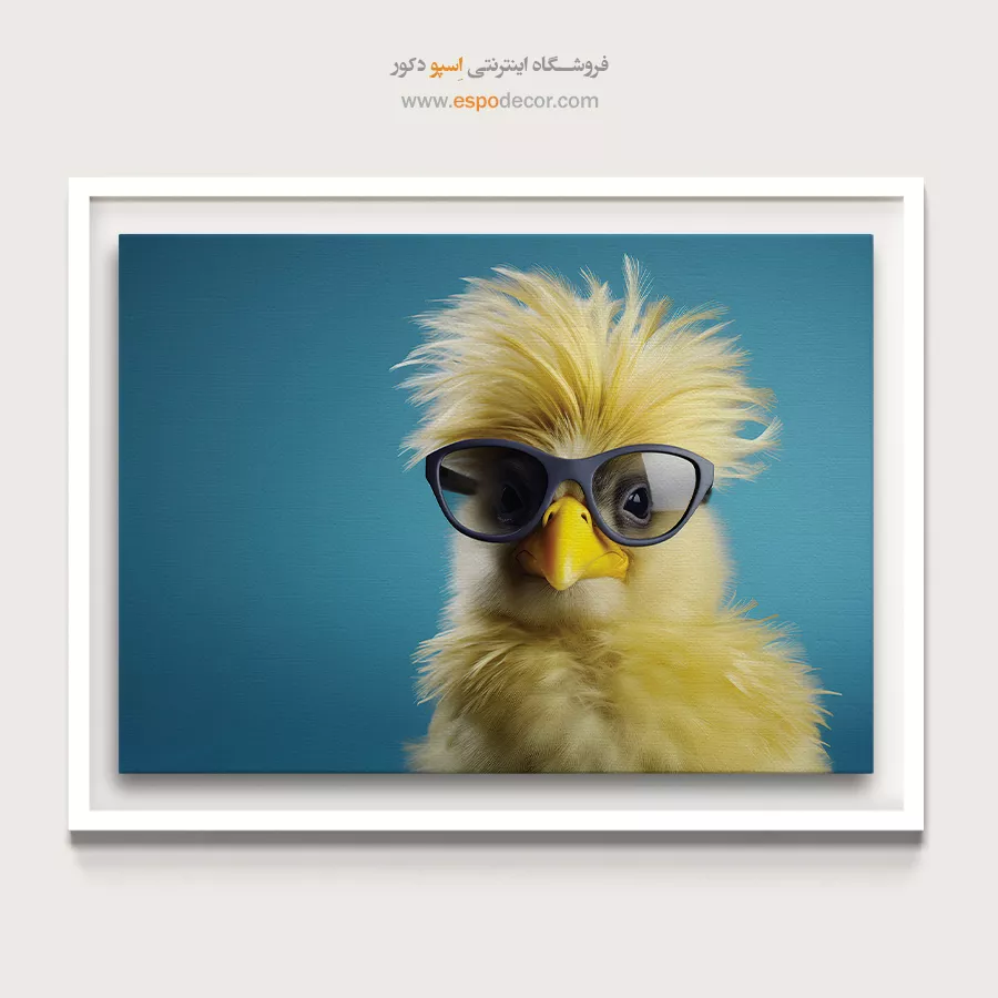 تابلو حیوانات بامزه - اسپو دکور