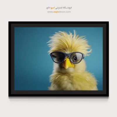 تابلو حیوانات بامزه - اسپو دکور