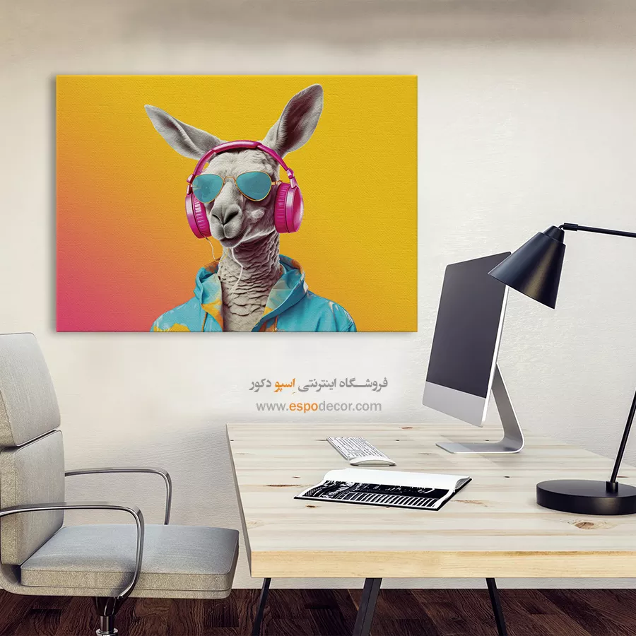 تابلو حیوانات بامزه - اسپو دکور