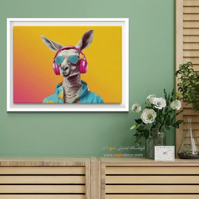 تابلو حیوانات بامزه - اسپو دکور