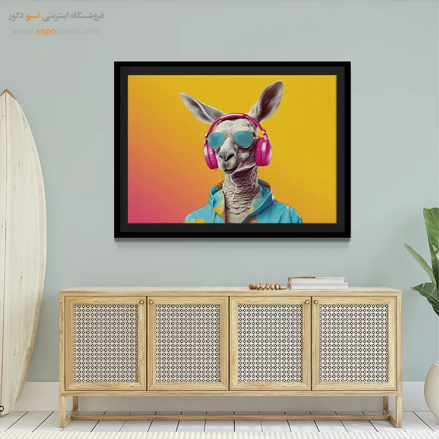 تابلو حیوانات بامزه - اسپو دکور