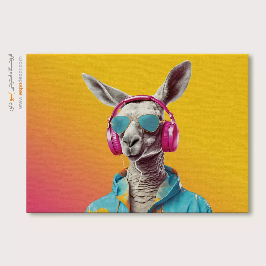 تابلو حیوانات بامزه - اسپو دکور