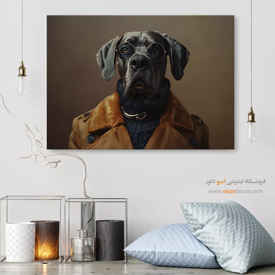 تابلو حیوانات بامزه - اسپو دکور