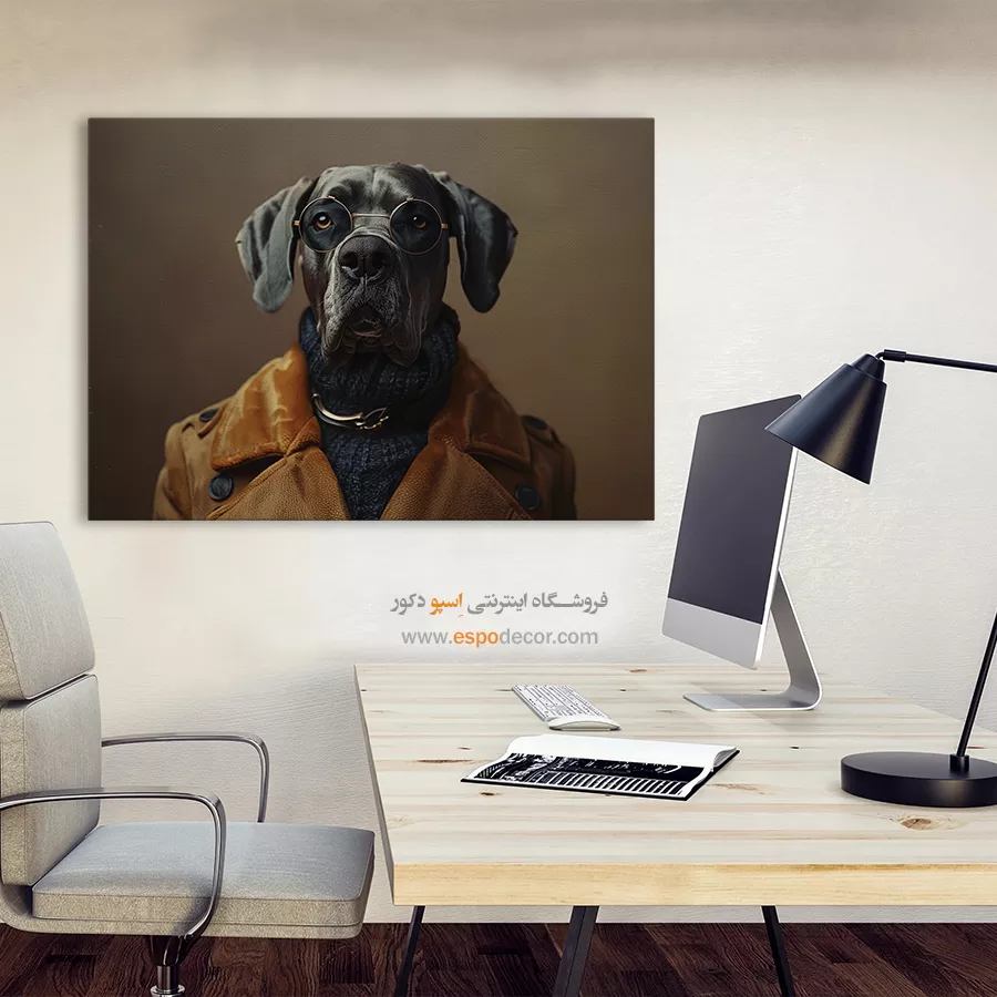 تابلو حیوانات بامزه - اسپو دکور