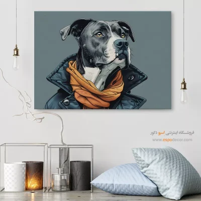 تابلو حیوانات بامزه - اسپو دکور