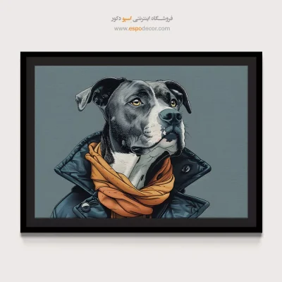 تابلو حیوانات بامزه - اسپو دکور