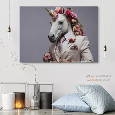 تابلو حیوانات بامزه - اسپو دکور