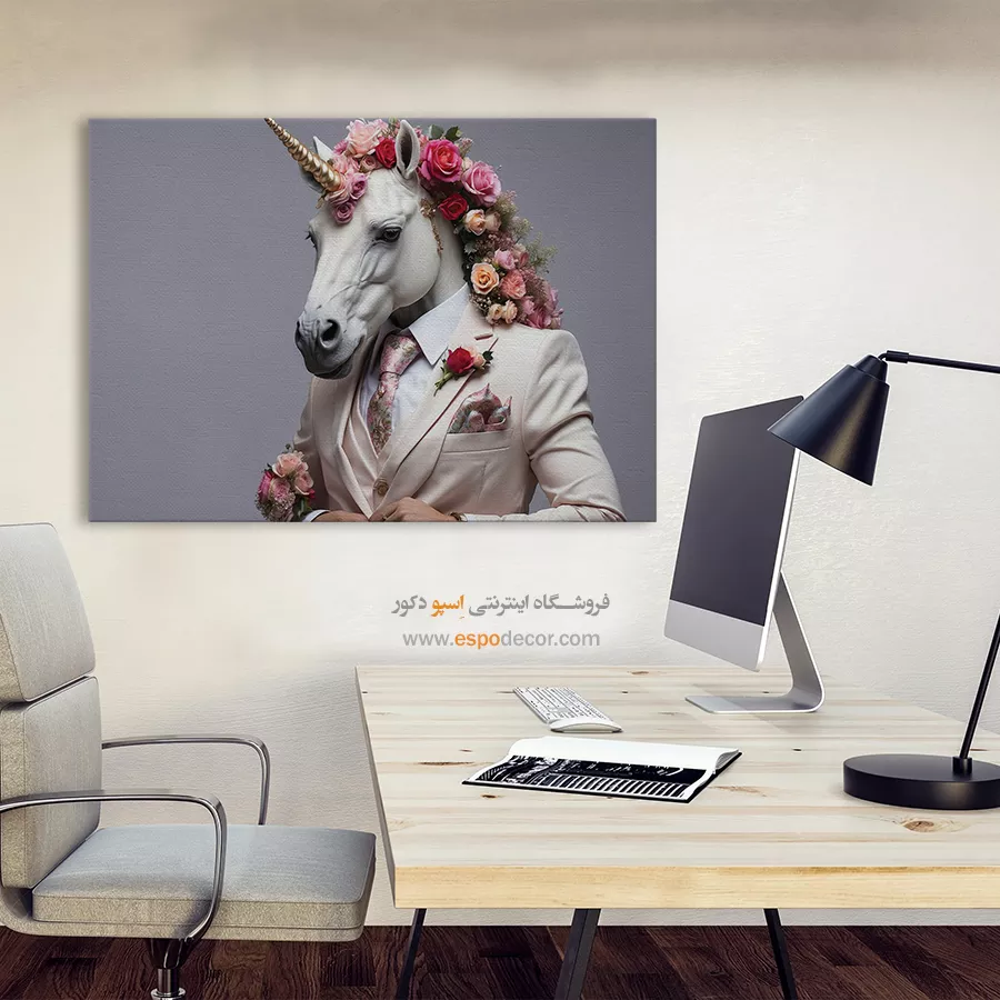 تابلو حیوانات بامزه - اسپو دکور