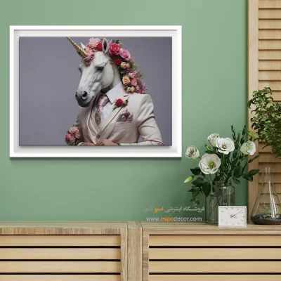 تابلو حیوانات بامزه - اسپو دکور