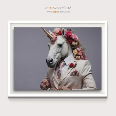 تابلو حیوانات بامزه - اسپو دکور