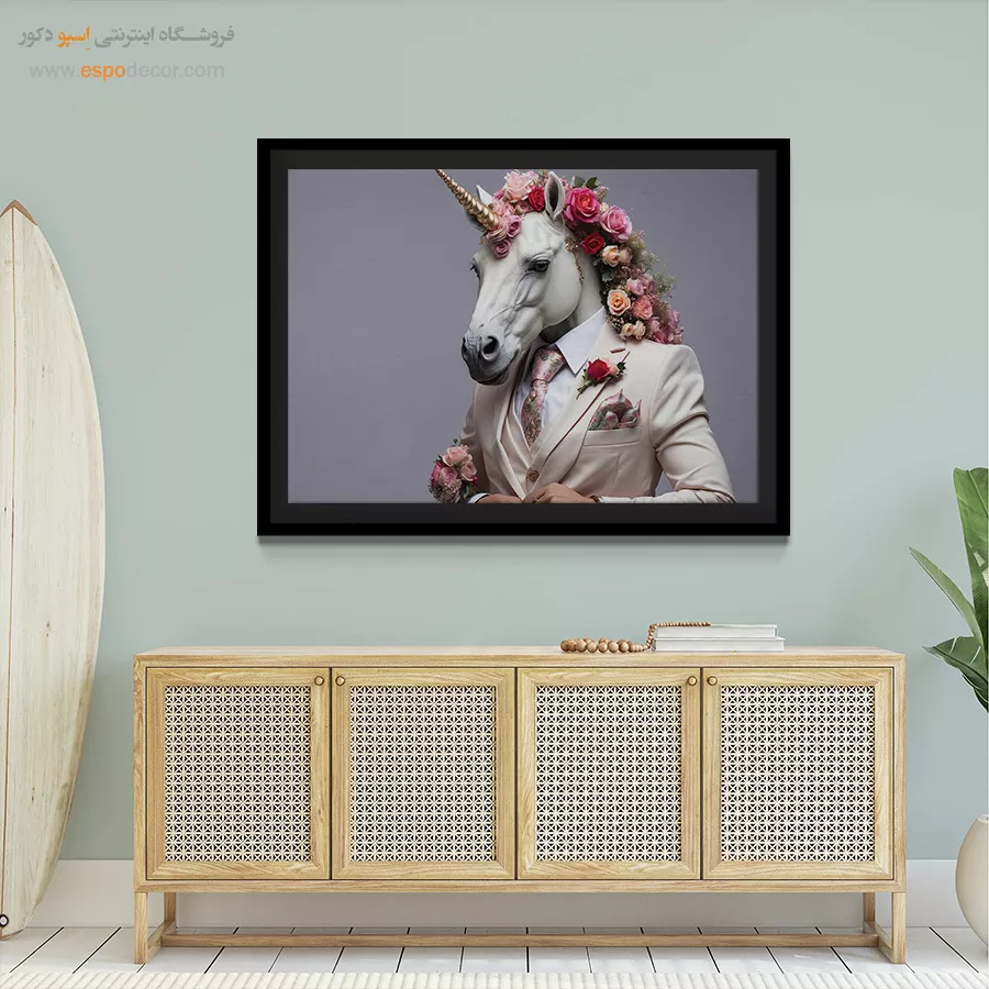 تابلو حیوانات بامزه - اسپو دکور