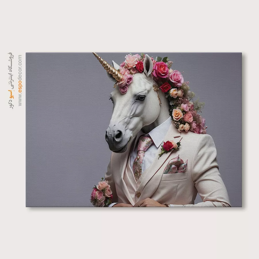 تابلو حیوانات بامزه - اسپو دکور