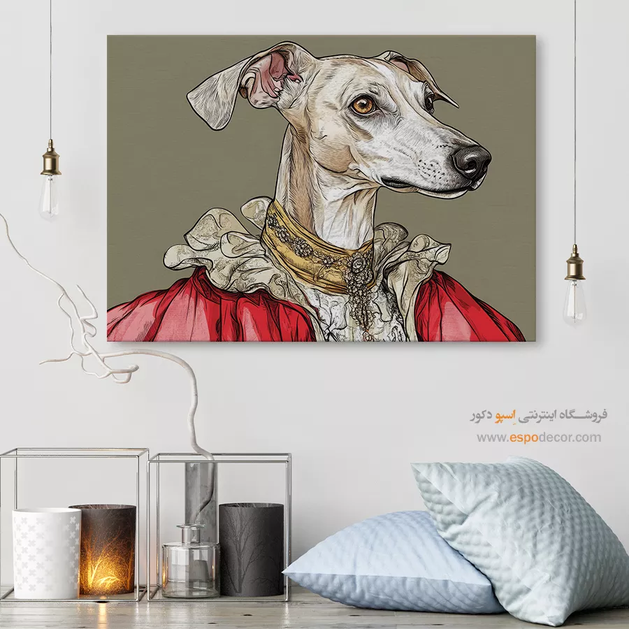 تابلو حیوانات بامزه - اسپو دکور