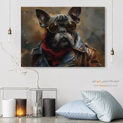 تابلو حیوانات بامزه - اسپو دکور